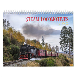 Zeitplan für die Dampflokomotive Kalender
