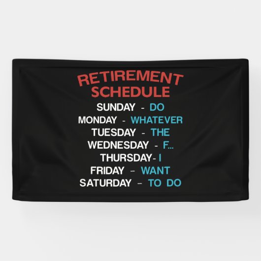 Zeitplan für die Einstellung des Büro Humors Banner (Horizontal)