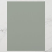 Zeitplan für die Hochzeit von Greenery Foliage (Rückseite)