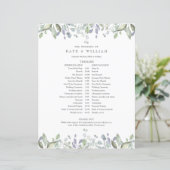 Zeitplan für die Hochzeiten von Blumenblättern im (Stehend Vorderseite)