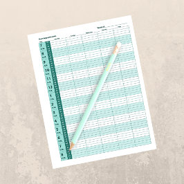 Zeitplan für die tägliche Ernennung | Minzgrün