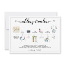 Zeitplan für die tropische Hochzeit in Urlaubsort