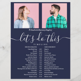 Zeitplan für Hochzeiten von Blue Foto