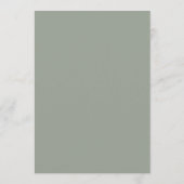 Zeitplan für Hochzeiten von Grünen Blumen Programm (Rückseite)