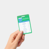 Zeitplan für Lanyard Ausweis (Handheld)