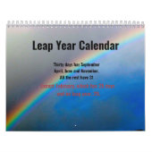 Zeitplan - Leap Year Kalender (Titelbild)