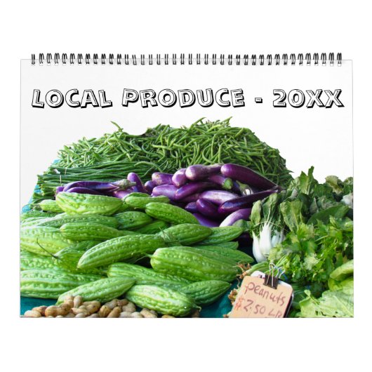 Zeitplan - Lokale Erzeugnisse für dieses Jahr Kalender (Titelbild)