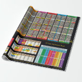 Zeitplan seit Adam Wrapping Paper Geschenkpapier (Ungerollt)