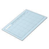 Zeitplaner Sky Blue Notepad Notizblock (angewinkelt)