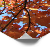 Zeitpunkt des Herbstes Zen Poster (Ecke)