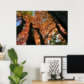 Zeitpunkt des Herbstes Zen Poster (Heimbüro)