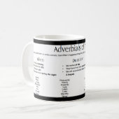 Zeitrabatte - Worte Kaffeetasse (Vorderseite Links)