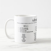 Zeitrabatte - Worte Kaffeetasse (Links)
