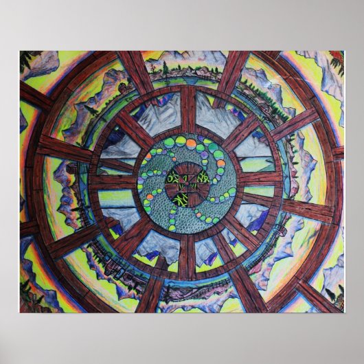 Zeitrad Poster (Vorne)