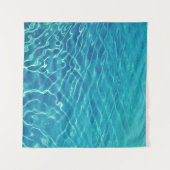 Zeitraffer-Fotografie des blauen Wassers Wandteppich (Vorderseite (Horizontal))