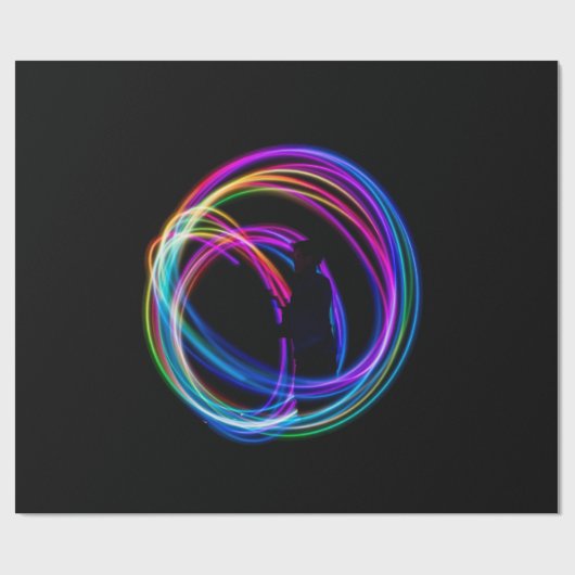 Zeitraffer-Fotografie von Lichtern Geschenkpapier (Flach)