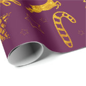 Zeitraffer zum Burgundy Wrapping Geschenkpapier (Rolleneckpunkt)