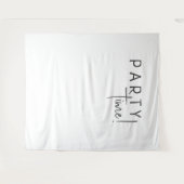 Zeitrahmen für das neutrale Party des Minimalistis Wandteppich (Vorderseite (Horizontal))