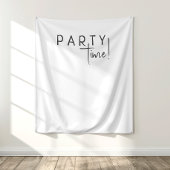 Zeitrahmen für das neutrale Party des Minimalistis Wandteppich