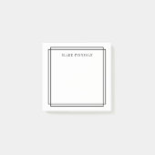 Zeitrahmen | PERSONALISIERT Post-it Klebezettel (Vorderseite)