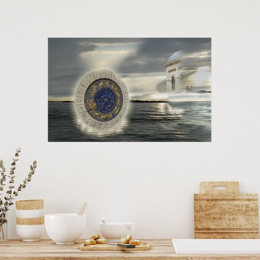 Zeitraubende Vibrationen Poster (Küche)