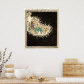 Zeitraum des ersten Kreuzzugs 1100 n. Chr. Poster (Küche)