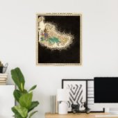 Zeitraum des ersten Kreuzzugs 1100 n. Chr. Poster (Heimbüro)