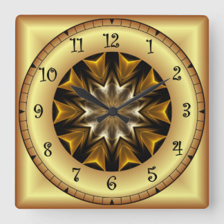 Zeitreise ~ Avant-Garde Design TTA 01 ~ Quadratische Wanduhr