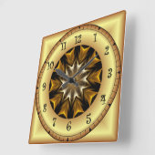 Zeitreise ~ Avant-Garde Design TTA 01 ~ Quadratische Wanduhr (Winkel)