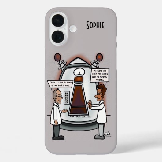 Zeitreise Case-Mate iPhone Hülle (Rückseite)