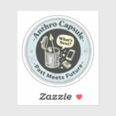 Zeitreise Chaos in Anthro Kapsel Tech Aufkleber (Blatt)