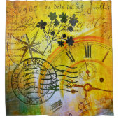 Zeitreise Duschvorhang (Vorderseite)