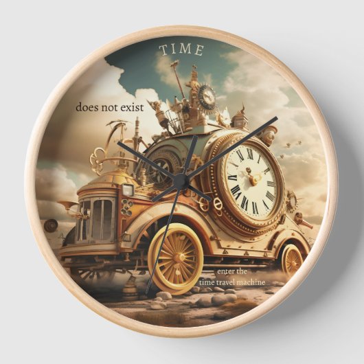 Zeitreise Fantasy Surreal Art Uhr (Vorderseite)