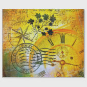 Zeitreise Geschenkpapier (Flach)