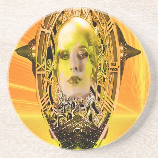 Zeitreise Getränkeuntersetzer (Vorne)