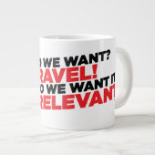 Zeitreise Jumbo-Tasse (Vorderseite Rechts)