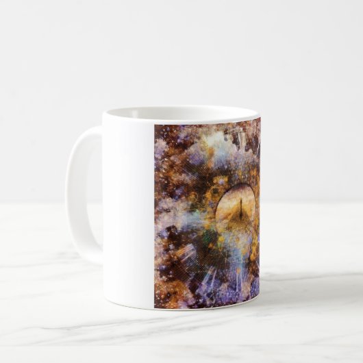 Zeitreise Kaffeetasse (Vorderseite Links)