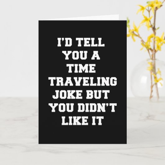 Zeitreise Karte (Gelbe Blume)