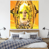 Zeitreise Leinwanddruck (Insitu (Schlafzimmer))