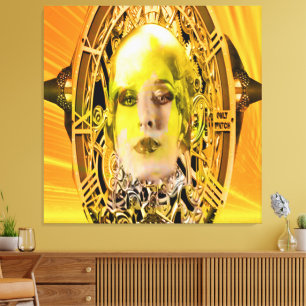 Zeitreise Leinwanddruck