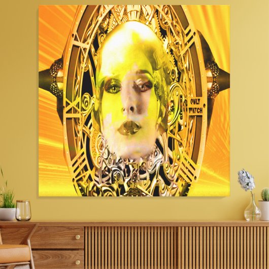 Zeitreise Leinwanddruck (Insitu (Wohnzimmer))