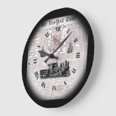 Zeitreise ~ NY Times ~ 13. Mai 1862 ~ Richmond ~ Große Wanduhr (Winkel)