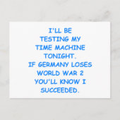 Zeitreise Postkarte (Vorderseite)