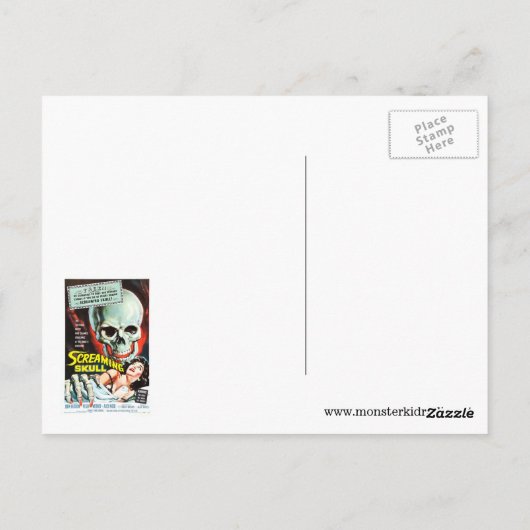 Zeitreise Postkarte von Monster Kid Radio (Rückseite)