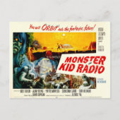 Zeitreise Postkarte von Monster Kid Radio (Vorderseite)