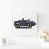 Zeitreise Quadratische Wanduhr (Zuhause)