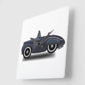 Zeitreise Quadratische Wanduhr (Winkel)