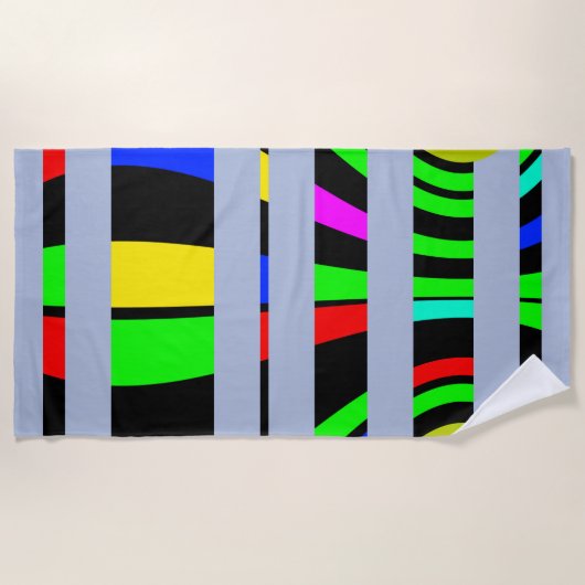 Zeitreise Strandtuch (Vorderseite)