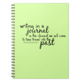 Zeitreise zum Schreiben von Zeitschriften Notizblock (Vorderseite)