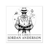 Zeitreisende Detektivbuchausgabe Briefmarke Permastempel (Design)